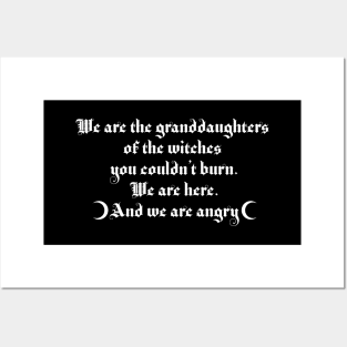 We are the granddaughters of the witches you couldn't burn 2.1 Posters and Art